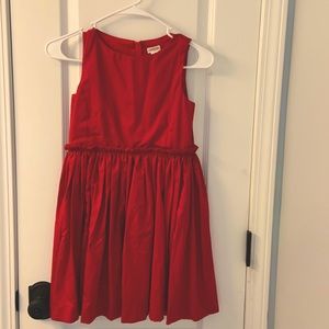 JCrew crewcuts dress. Red. NWT. Size 8 girls.